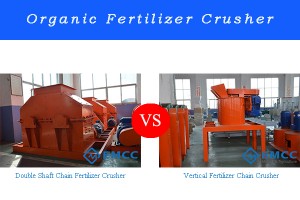 TWO DIFFERENT MODELS OF CHAIN CRUSHERS